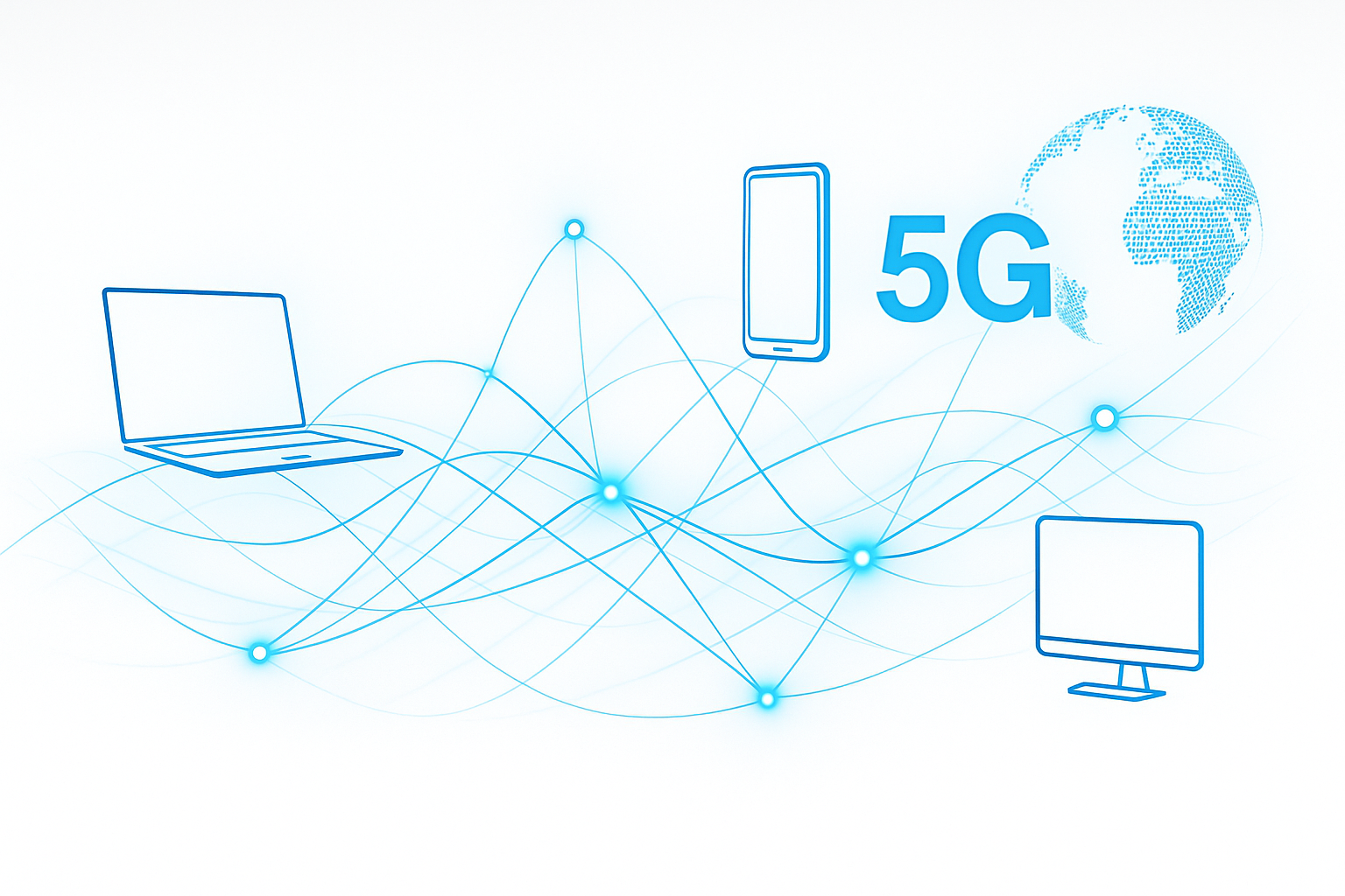 Connectivity network illustration